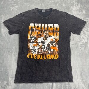 Cleveland Browns Nick Chubb T-Shirt Mens L Black Where I'm From NFL Football USA